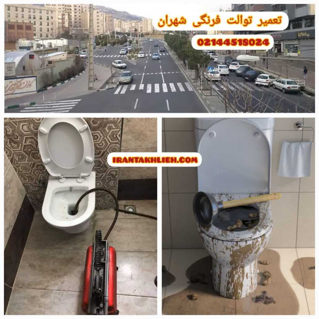 تعمیرات توالت فرنگی شهران 