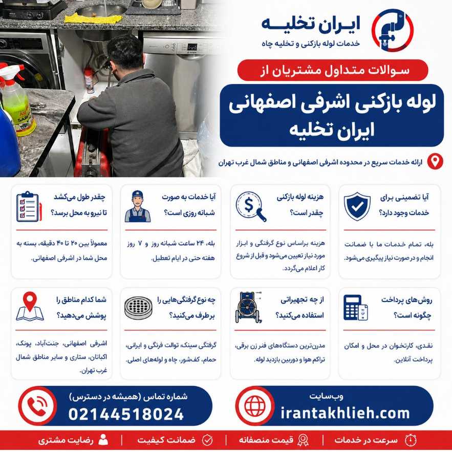 لوله بازکنی اشرفی اصفهانی لوله بازکنی اشرفی اصفهانی